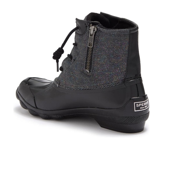 SPERRY TOP-SIDER Black Syren Gulf Cheetah Duck Boot - New In Box - Duplicate - Picture 2 of 16